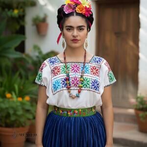 Mexican Folkloric belt day of the dead 5 de Mayo colorfull mexico todo corazon